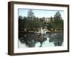 Florence (Italy), the Boboli Gardens-Leon, Levy et Fils-Framed Premium Photographic Print