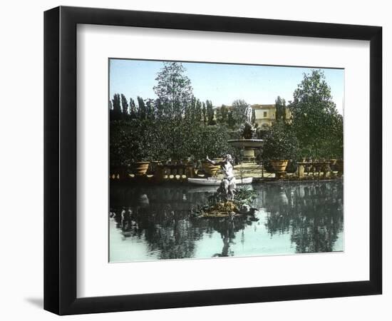 Florence (Italy), the Boboli Gardens-Leon, Levy et Fils-Framed Photographic Print