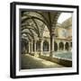 Florence (Italy), the Cloister of the Santa Maria Novella Church, Circa 1895-Leon, Levy et Fils-Framed Photographic Print