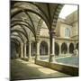 Florence (Italy), the Cloister of the Santa Maria Novella Church, Circa 1895-Leon, Levy et Fils-Mounted Photographic Print