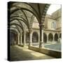 Florence (Italy), the Cloister of the Santa Maria Novella Church, Circa 1895-Leon, Levy et Fils-Stretched Canvas