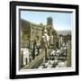 Florence (Italy), the Monumental Cemetery of San Miniato Al Monte, Al Rises, Circa 1895-Leon, Levy et Fils-Framed Photographic Print