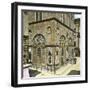 Florence (Italy), the Orsanmichele (1337-1404), Former Grain Market Turned into an Oratory in 1412-Leon, Levy et Fils-Framed Photographic Print