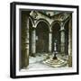 Florence (Italy), the Palazzo Vecchio (Or Palazzo Della Signora), the Courtyard, Circa 1895-Leon, Levy et Fils-Framed Photographic Print