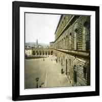 Florence (Italy), the Pitti Palace-Leon, Levy et Fils-Framed Photographic Print