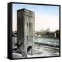 Florence (Italy), the San Niccolo Gate (1324) and the Arno, Circa 1895-Leon, Levy et Fils-Framed Stretched Canvas