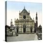 Florence (Italy), the Santa Croce Church, Circa 1895-Leon, Levy et Fils-Stretched Canvas