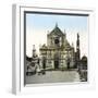 Florence (Italy), the Santa Croce Church, Circa 1895-Leon, Levy et Fils-Framed Photographic Print