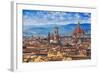 Florence, Italy - View of the City and Cathedral Santa Maria Del Fiore-Gorilla-Framed Photographic Print
