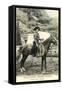 Florence La Duc, Roping Champion-null-Framed Stretched Canvas