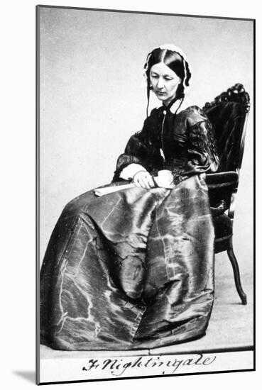 Florence Nightingale (1820-191), 1854-null-Mounted Giclee Print