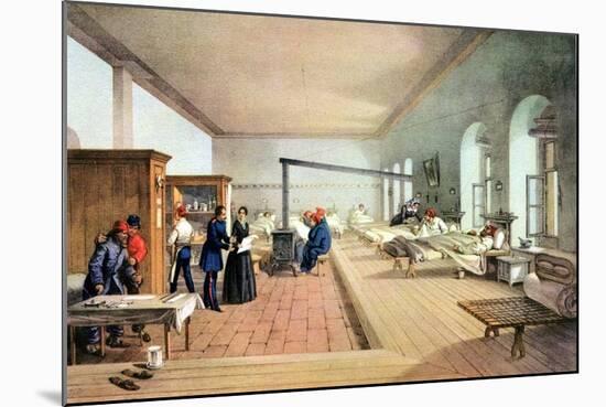 Florence Nightingale (1820-191), English Nursing Pioneer and Hospital Reformer-William Simpson-Mounted Giclee Print