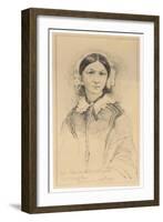 Florence Nightingale after Her Return from the Crimea-null-Framed Art Print