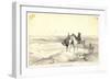 Florence Nightingale and Mr Bracebridge on Cathcart's Hill Overlooking Sebastopol on 8th May 1855-Parthenope Nightingale-Framed Giclee Print