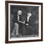 Florence Nightingale and Sir Harry Verney on the Lawn at Claydon House, 1889-null-Framed Giclee Print