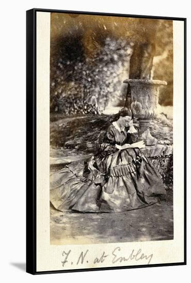 Florence Nightingale at Embley Park, 1858-null-Framed Stretched Canvas