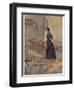 Florence Nightingale at Scutari in the Crimea, Checking on Patients During the Night-null-Framed Photographic Print