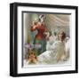 Florence Nightingale Attends To Patients In The Crimea For The British Red Cross-null-Framed Art Print