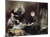 Florence Nightingale, British Nurse and Hospital Reformer, at Scutari Hospital, Turkey, 1855-Henry Barraud-Mounted Giclee Print