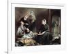 Florence Nightingale, British Nurse and Hospital Reformer, at Scutari Hospital, Turkey, 1855-Henry Barraud-Framed Giclee Print