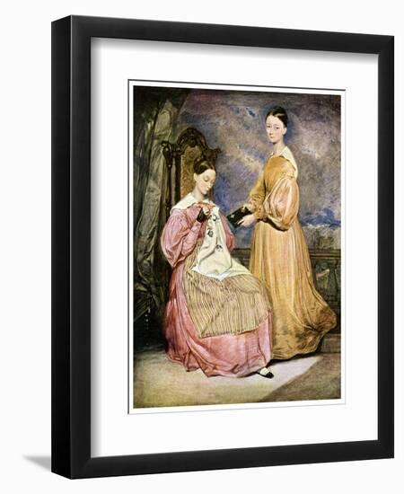 Florence Nightingale, British Nurse and Hospital Reformer, C1836-William White-Framed Giclee Print