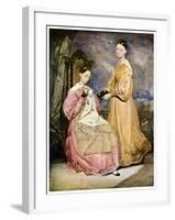 Florence Nightingale, British Nurse and Hospital Reformer, C1836-William White-Framed Giclee Print