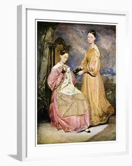 Florence Nightingale, British Nurse and Hospital Reformer, C1836-William White-Framed Giclee Print