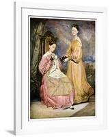 Florence Nightingale, British Nurse and Hospital Reformer, C1836-William White-Framed Giclee Print