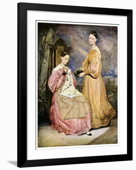 Florence Nightingale, British Nurse and Hospital Reformer, C1836-William White-Framed Giclee Print