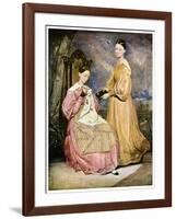 Florence Nightingale, British Nurse and Hospital Reformer, C1836-William White-Framed Giclee Print