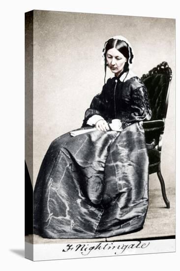 Florence Nightingale, English Nurse and Hospital Reformer, 1854-null-Stretched Canvas
