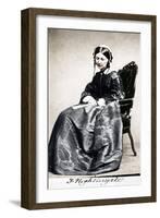 Florence Nightingale, English Nurse and Hospital Reformer, 1854-null-Framed Giclee Print