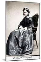 Florence Nightingale, English Nurse and Hospital Reformer, 1854-null-Mounted Giclee Print