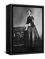 Florence Nightingale, English Nurse and Hospital Reformer, 1855-null-Framed Stretched Canvas