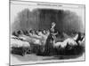 Florence Nightingale, English Nurse and Hospital Reformer, 1855-null-Mounted Giclee Print