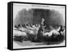 Florence Nightingale, English Nurse and Hospital Reformer, 1855-null-Framed Stretched Canvas