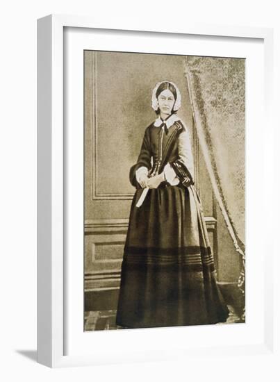 Florence Nightingale, English Nurse and Hospital Reformer, C1850S-null-Framed Giclee Print