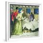 Florence Nightingale from "Peeps into the Past," Published circa 1900-Trelleek-Framed Giclee Print