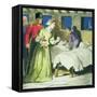Florence Nightingale from "Peeps into the Past," Published circa 1900-Trelleek-Framed Stretched Canvas