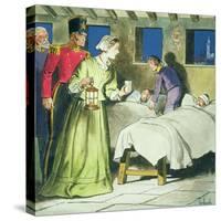 Florence Nightingale from "Peeps into the Past," Published circa 1900-Trelleek-Stretched Canvas