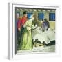 Florence Nightingale from "Peeps into the Past," Published circa 1900-Trelleek-Framed Giclee Print