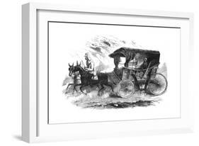 Florence Nightingale in Her Carriage in the Crimea, 1856-null-Framed Giclee Print