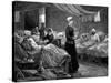 Florence Nightingale in the Barrack Hospital at Scutari, C1880-null-Stretched Canvas