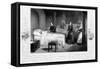 Florence Nightingale in the Hospital at Scutari, C1860-null-Framed Stretched Canvas