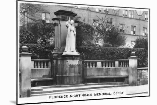 Florence Nightingale Memorial, Derby, 1937-null-Mounted Premium Giclee Print