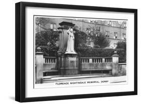 Florence Nightingale Memorial, Derby, 1937-null-Framed Giclee Print