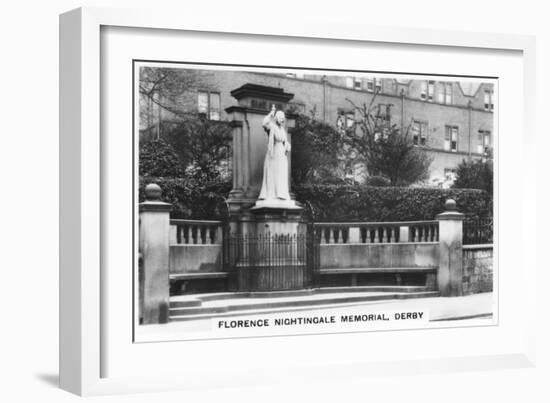 Florence Nightingale Memorial, Derby, 1937-null-Framed Giclee Print