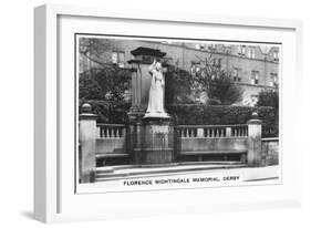 Florence Nightingale Memorial, Derby, 1937-null-Framed Giclee Print