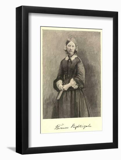 Florence Nightingale Nurse Hospital Reformer and Philanthropist-Timothy Cole-Framed Photographic Print