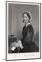 Florence Nightingale Nurse Hospital Reformer Philanthropist-Alonzo Chappel-Mounted Photographic Print